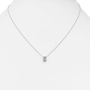 18K White Gold Diamond “Love Letter” necklace
